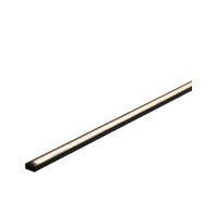 LED Strip Profil Base Schwarzer Diffusor 2m Schwarz 3