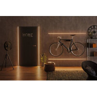 LED Strip Profil Base Schwarzer Diffusor 2m Schwarz 7