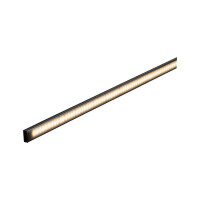 LED Strip Profil Base Schwarzer Diffusor 1m Schwarz 2