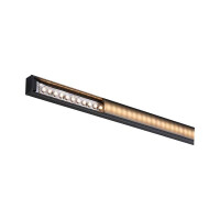 LED Strip Profil Base Schwarzer Diffusor 1m Schwarz 8