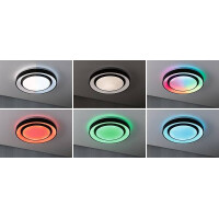 LED Deckenleuchte Rainbow mit Regenbogeneffekt RGBW+ 1500lm 