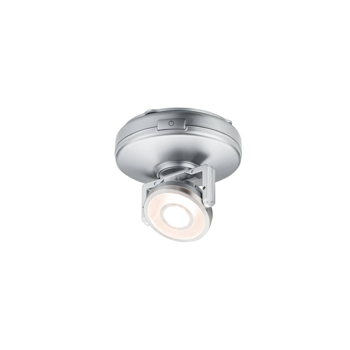 LED Unterschrankleuchte Batterie Rotate inkl. Schalter 92mm 66lm 3000K dimmbar Chrom matt