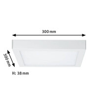LED Panel Lunar eckig 300x300mm 3000K Weiß matt 5