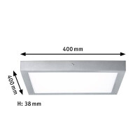 LED Panel Lunar eckig 400x400mm 3000K Chrom matt 5