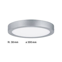LED Panel Lunar rund 300mm 3000K Chrom matt 6