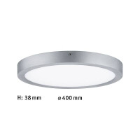 LED Panel Lunar rund 400mm 3000K Chrom matt 5