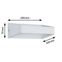 LED Wandleuchte Bar 2700K 560lm 230V 5,5W Weiß 5