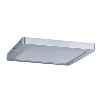 LED Panel Atria eckig 220x220mm 2700K Chrom matt dimmbar 2