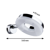 LED Spiegelleuchte Becrux 3000K 336lm 230V 4W Chrom 4