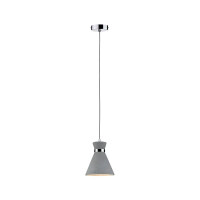 Pendelleuchte Verve IP44 E27 max. 20W Grau Chrom dimmbar 2