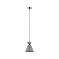 Pendelleuchte Verve IP44 E27 max. 20W Grau Chrom dimmbar 3