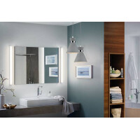 Pendelleuchte Verve IP44 E27 max. 20W Grau Chrom dimmbar 4