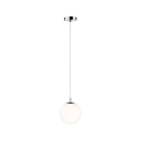 Pendelleuchte Globe IP44 E27 max. 20W Satin Chrom dimmbar 2