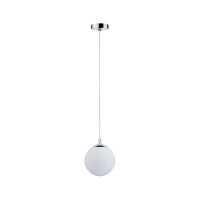 Pendelleuchte Globe IP44 E27 max. 20W Satin Chrom dimmbar 3