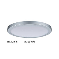 LED Panel Atria rund 300mm 4000K Chrom matt 5