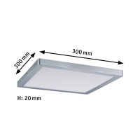 LED Panel Atria eckig 300x300mm 4000K Chrom matt 5