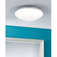 LED Deckenleuchte Leonis IP44 4000K 920lm 230V 10W Wei&szlig