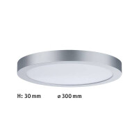 LED Panel Abia rund 300mm 2700K Chrom matt 7