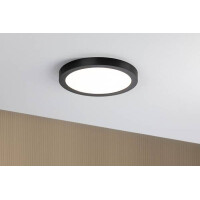 LED Panel Abia rund 300mm 2700K Schwarz matt 3