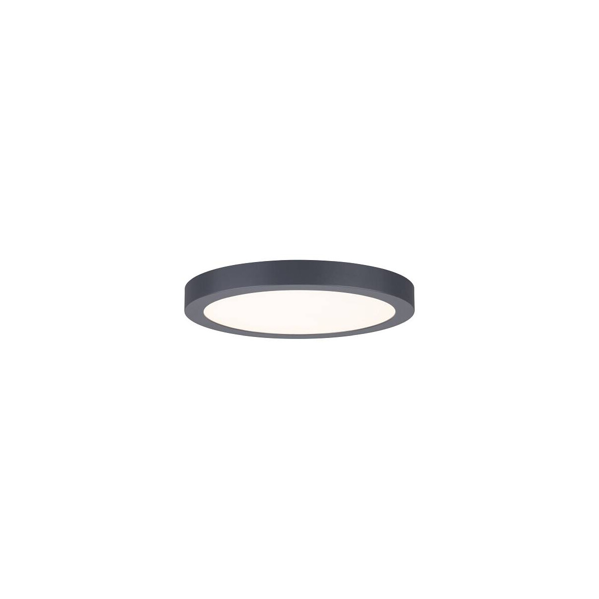 LED Panel Abia rund 300mm 2700K Dunkelgrau