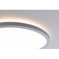 LED Panel Atria Shine Backlight rund 190mm 3000K Chrom matt 