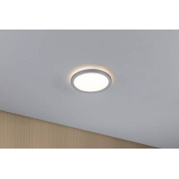 LED Panel Atria Shine Backlight rund 190mm 3000K Chrom matt 