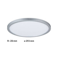 LED Panel Atria Shine Backlight rund 293mm 3000K Chrom matt 