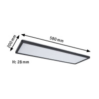 LED Panel 3-Step-Dim Atria Shine Backlight eckig 580x200mm 3