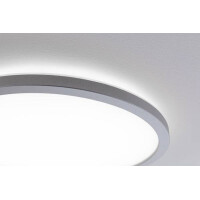 LED Panel Atria Shine Backlight rund 190mm 4000K Chrom matt 