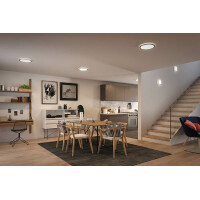 LED Panel Atria Shine Backlight eckig 190x190mm 4000K Chrom 