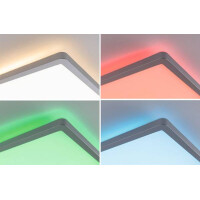 LED Panel Atria Shine Backlight eckig 580x200mm RGBW Chrom m