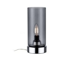 Tischleuchte Pinja E14 max. 20W Chrom Rauchglas 2