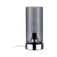 Tischleuchte Pinja E14 max. 20W Chrom Rauchglas 3