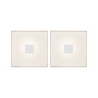 LumiTiles LED Fliesen Square 2er-Set IP44 100x10mm 2x20lm 23