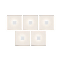 LumiTiles LED Fliesen Square 5er-Set IP44 100x10mm 5x20lm 23