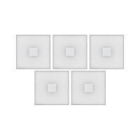 LumiTiles LED Fliesen Square 5er-Set IP44 100x10mm 5x20lm 23