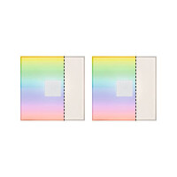 LumiTiles LED Fliesen Square 2er-Set IP44 100x10mm 2x12lm 23
