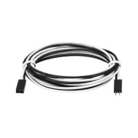 LumiTiles Kabel Square Warmweiß 0,7m 12V Schwarz Kunst