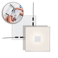 LumiTiles Kabel Square Warmweiß 1,9m 12V Schwarz Kunst