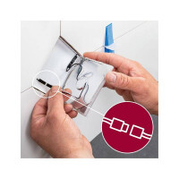LumiTiles Kabel Square Warmweiß 1,9m 12V Schwarz Kunst