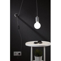 Neordic Pendelleuchte Tilla inkl. Stecker E27 max. 20W Alu d