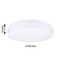 HomeSpa Deckenleuchte Axin IP44 E27 230V max. 18W dimmbar We