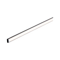 LED Strip Profil Base Weißer Diffusor 2m Schwarz 2