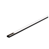 LED Strip Profil Base Weißer Diffusor 2m Schwarz 6