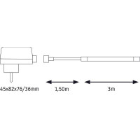 SimpLED LED Strip Outdoor Komplettset 3m IP65 12W 200lm/m 65