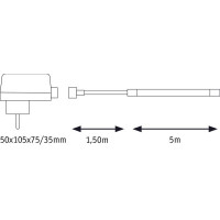 SimpLED LED Strip Outdoor Komplettset 5m IP65 20W 200lm/m 65