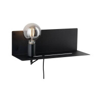 Wandleuchte Devara E27 230V max. 40W dimmbar Schwarz 3