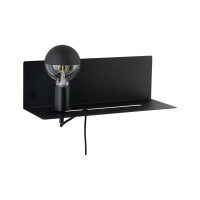 Wandleuchte Devara E27 230V max. 40W dimmbar Schwarz 4