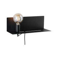 Wandleuchte Devara E27 230V max. 40W dimmbar Schwarz 5