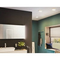 HomeSpa LED Panel Aviar IP44 rund 220mm 3000K Weiß dim